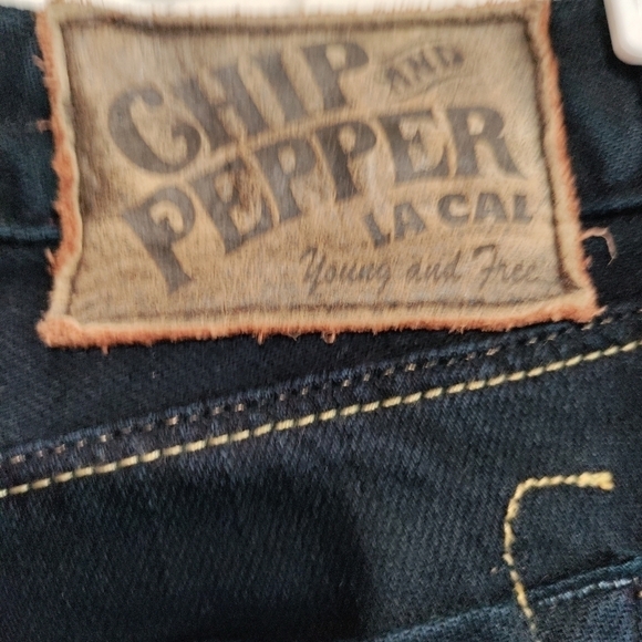 Chip and Lime LA Cal Young & Free Stella bootcut dark wash jeans size 4 /27 - Picture 4 of 8